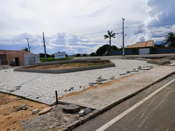Obras de reforma da Praça José de Brito Irmão avançam|Foto: Jhota Herre