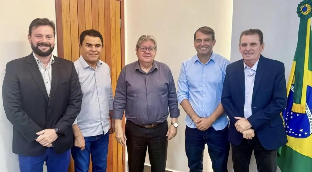 Ramon Brasil, Wilson Santiago, João Azevêdo, Bal Lins e Chico Mendes|Foto: Assessoria