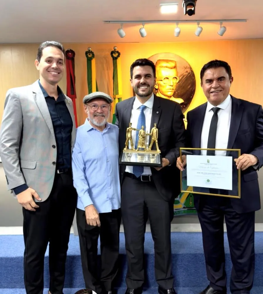 Wilson Filho recebe título de cidadão campinense na Câmara de Campina Grande-PB|Foto: Divulgação
