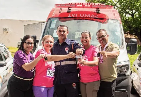 Prefeita Laís Raquel participa do “Mulheres em Movimento” e entrega nova ambulância do SAMU|Foto: Assessoria