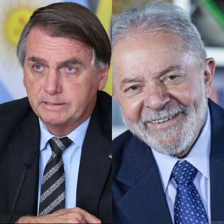 Lula e Bolsonaro (créditos poder 360) 