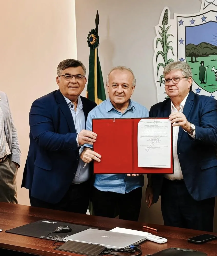 Kiko Monteiro, Branco Mendes e João Azevêdo|Foto: Divulgação