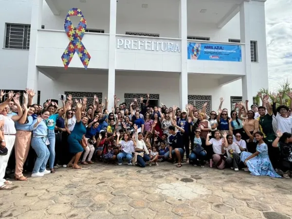 Prefeitura inicia programação do Abril Azul com evento no Paço Municipal|Foto: Assessoria