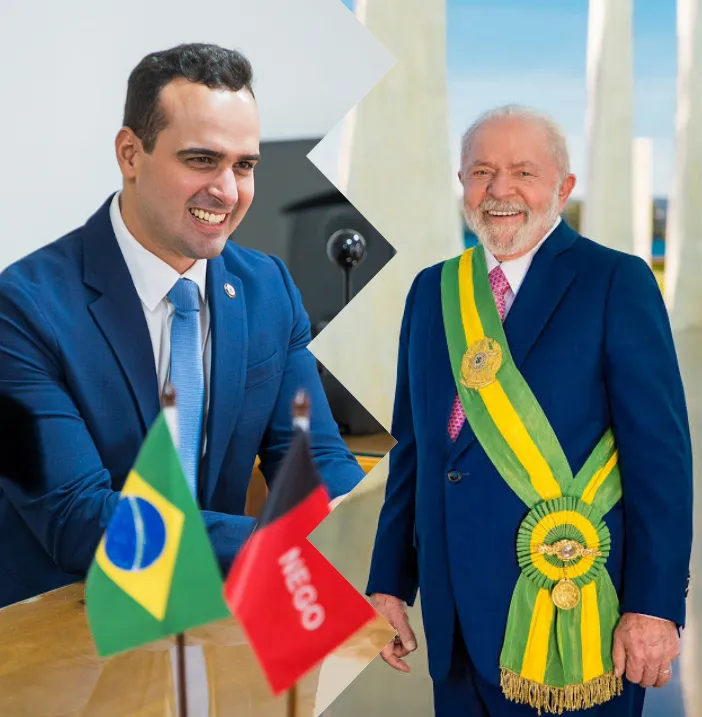 Lula e Lucas Ribeiro 