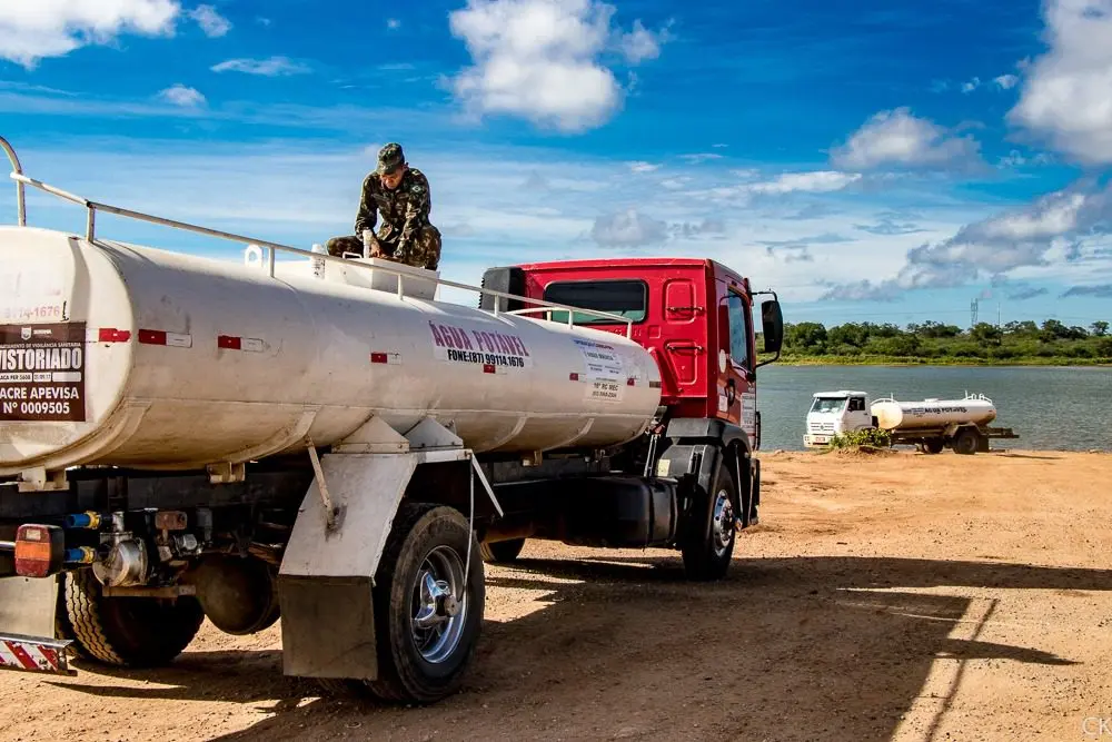 Operação carro-pipa|Foto: Divulgação/Exército