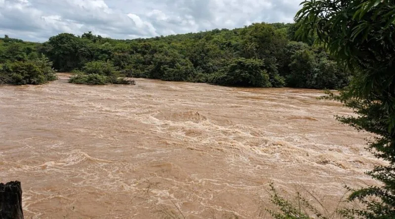 Rio Piranhas registra maior cheia dos últimos três anos nesse domingo (19)|Foto: Divulgação