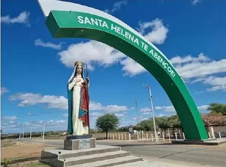 Portal da entrada do município de Santa Helena-PB|Foto: Divulgação