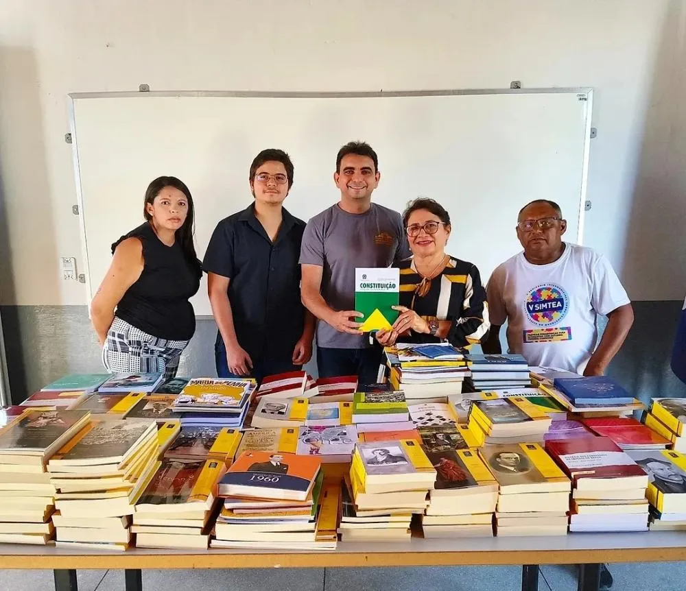 Doação do Senado fortalece acervo cultural em São João do Rio do Peixe-PB|Foto: Divulgação