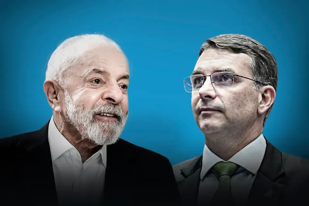 Lula (PT) e Flávio Bolsonaro (PL)|Foto: Divulgação