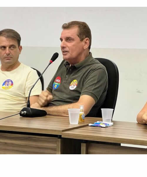 Chico Mendes durante entrevista coletiva nessa terça-feira em Cajazeiras (Foto: Divulgação) 