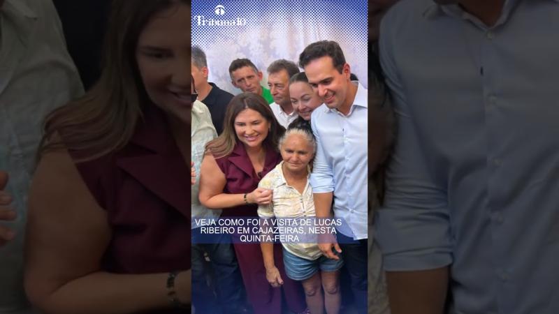 Veja como foi a visita de Lucas Ribeiro em Cajazeiras, nesta quinta-feira